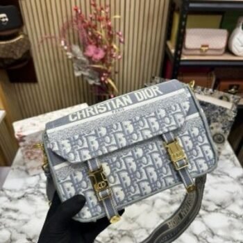Christian Dior Camp Bag With Box And Dust Bag 78815 Grey(LB)