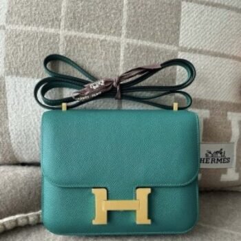 Hermes Constance Slim Epsom Vert With OG Box & Dust Bag (KG-19_Green)(LB)