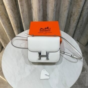 Hermes Constance Slim Epsom Vert With OG Box & Dust Bag (KG-19_White)(LB)