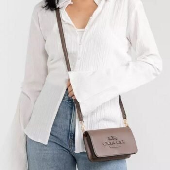 Coach Toni Sling Bag With Dust Bag & OG Box (CT778_Brown)(LB)