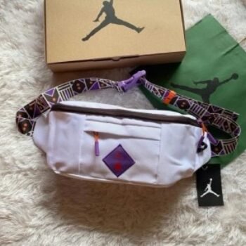 Air Jordan Fanny Bag Waist Pouch Unisex (White-F072)(LB)