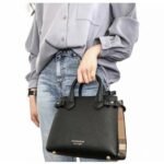 Burberry Medium Banner Handbag With Dust Bag & Shoulder Strap