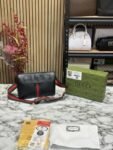 GUCC I NOIR HANDBAG WITH OG BOX AND DUST BAG PREMIUM QUALITY (BLACK)(MT)