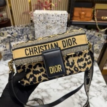 Christian Dior Baguette HandBag With Box And DustBag Including CarryBag (TIGERPRINT)(MT)