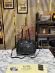 Coach Womens Signature Canvas Kailey Carryall Handbag With DustBag (C506-BLACK)(MT)