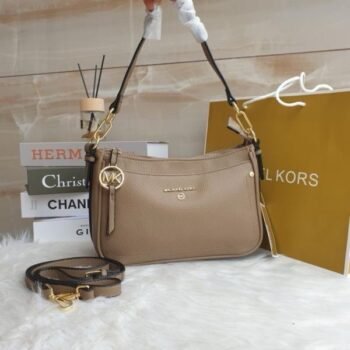 michael kors jet set medium leather crossbody bag with box 391(BR)