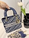 christian Dior lady cannage lambskin with folding box 245(BR)