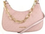 Michael Kors Cora Medium Signature PVC Zip Pouchette Crossbody Bag with box 374(BR)