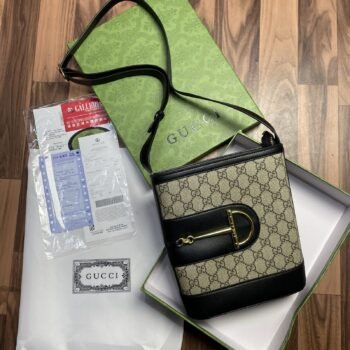 GUCCI 73 MINI BUCKET BAG with og box 312(BR)