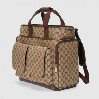 GUCCI ORIGINAL GG MEDIUM duffle BAG 289(BR)