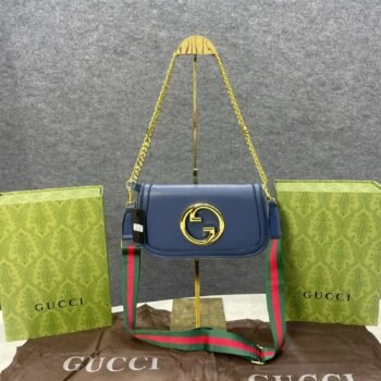 GuccI Blondie hand bag With folding box 284(BR)