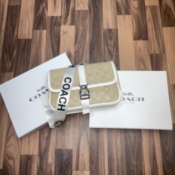 Coach league messenger bag in signature With folding box 262(BR)