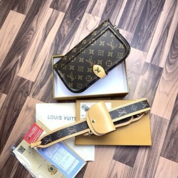 LOUIS VUITTON OFFICIER POUCH SLING BAG WITH OG DUST BAG & OG BOX 256(BR)