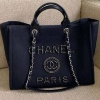 Chanel pearl tote bag premium quality with dust cover(BH)