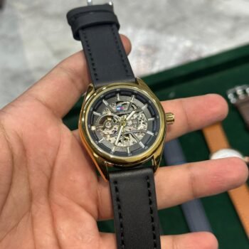 TOMMY HILFIGER AUTOMATIC GOLD BLACK